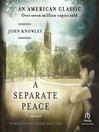 Cover image for A Separate Peace